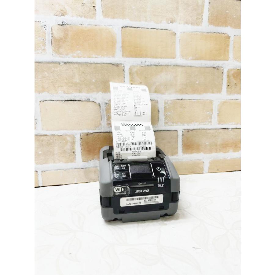 サトー YM0474☆SATO PW208NX モバイルバーコードプリンタ USB/BT/WIFI 