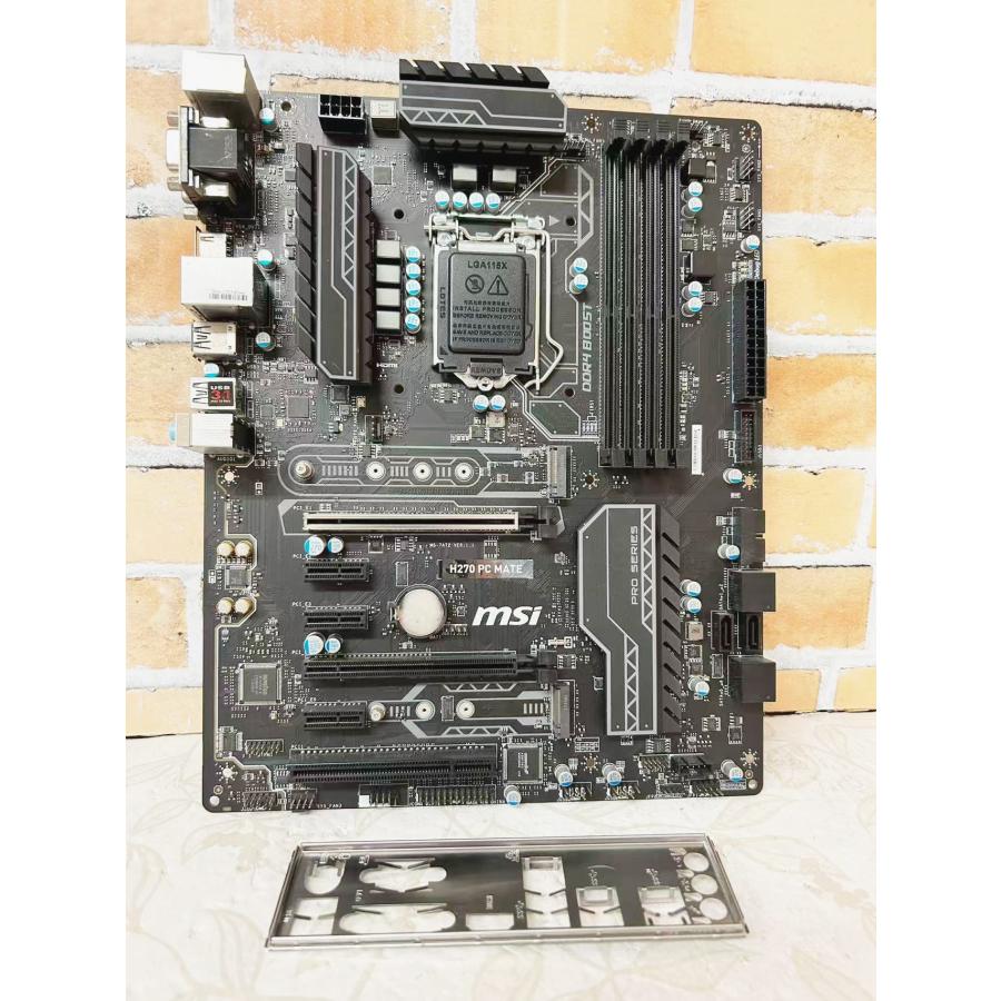 MSI YM0494☆MSI H270 PC MATE ATXマザーボード LGA1151 第6・7世代