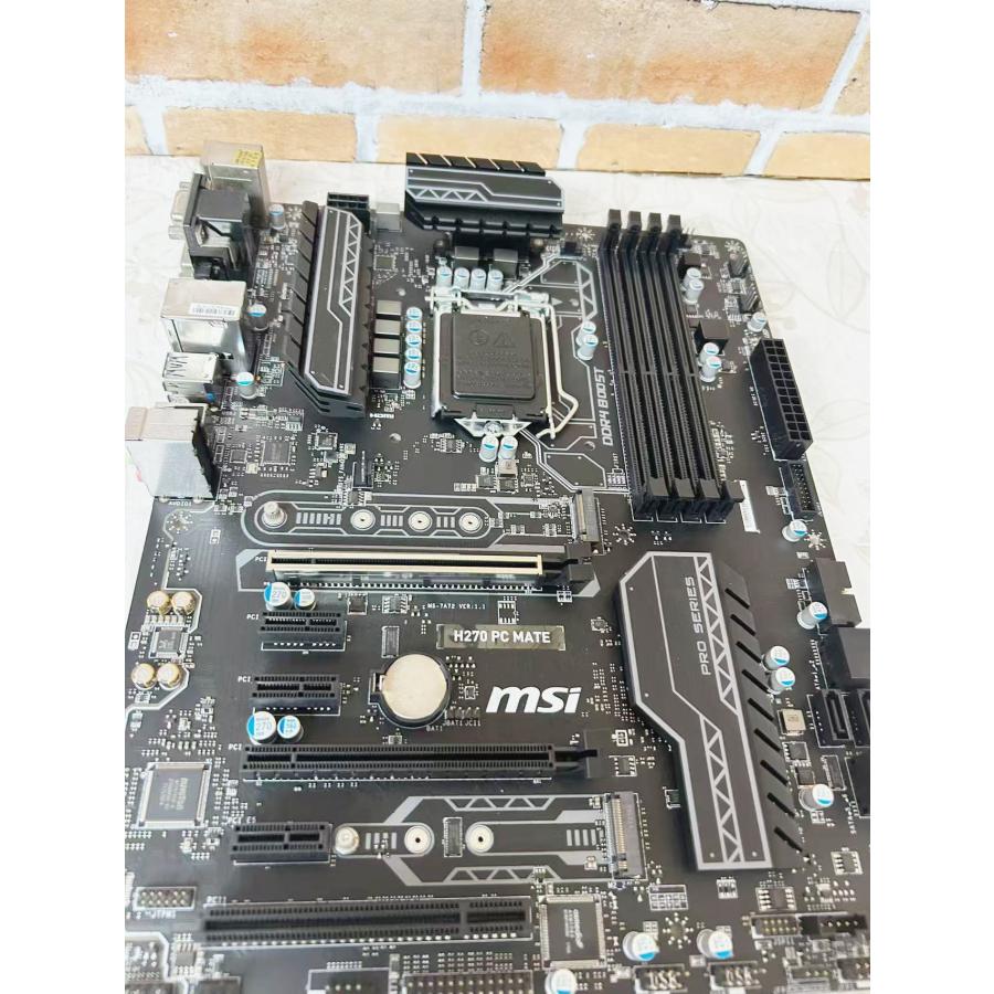MSI YM0494☆MSI H270 PC MATE ATXマザーボード LGA1151 第6・7世代