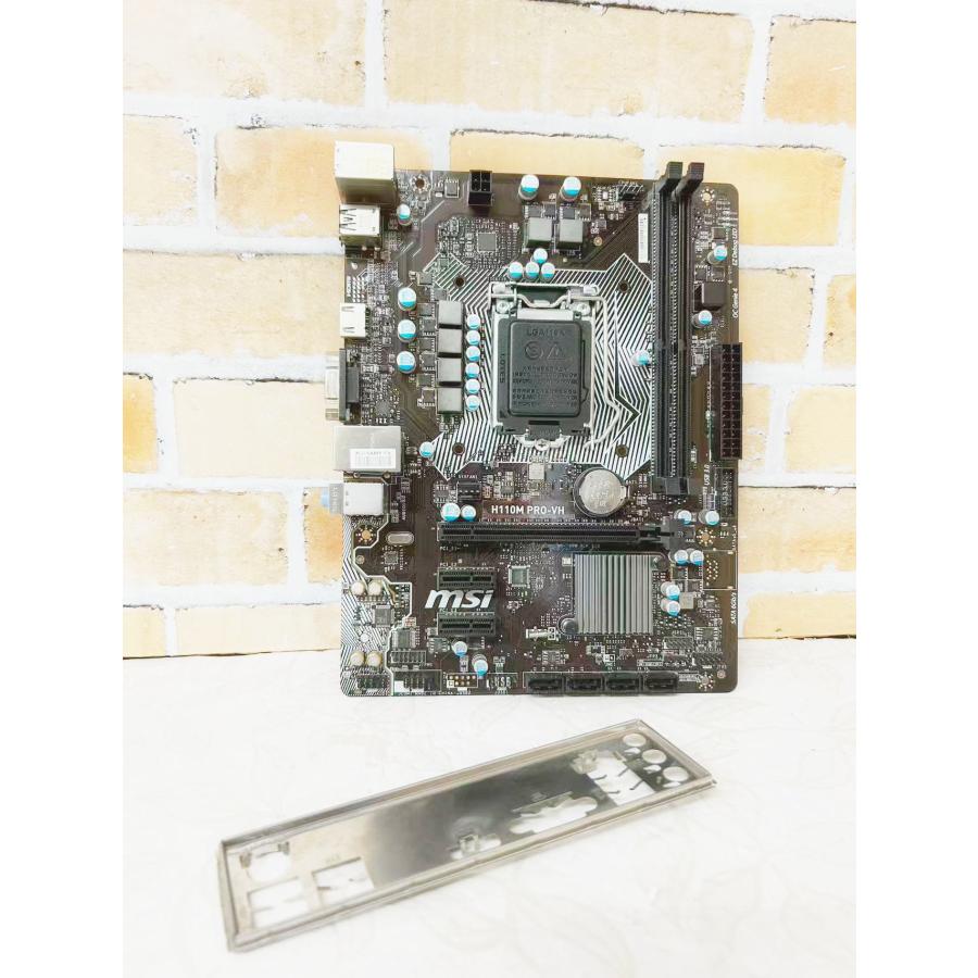 MSI YM0497☆MSI H110M PRO-VHマザーボード 第6/7世代 Intel対応
