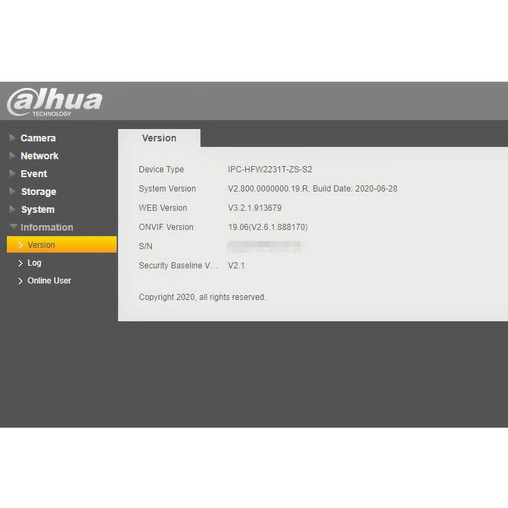 YM0508★DAHUA ネットワークカメラ DH-IPC-HFW2231TN-ZS★初期化 動作確認済 POE | Panasonic | 04