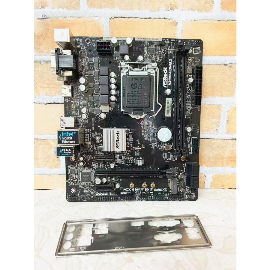 YM0525☆動作確認済 ASRock H310M-HDV/M.2 マザーボード LGA1151 第8