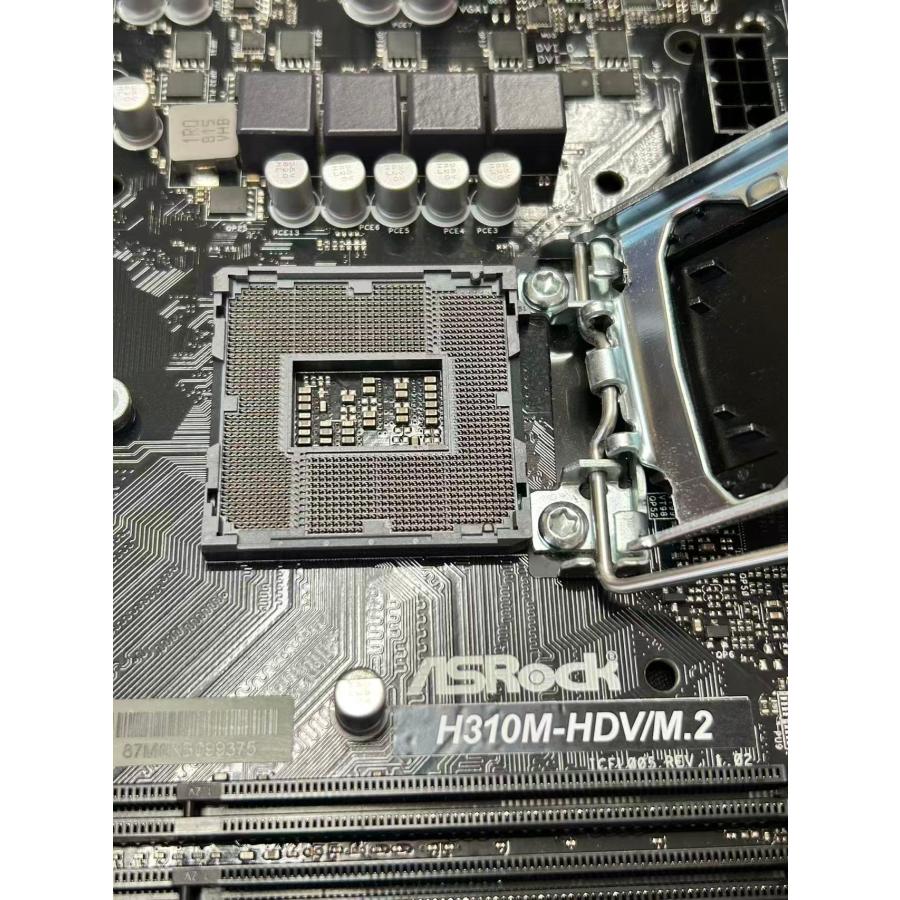 YM0525☆動作確認済 ASRock H310M-HDV/M.2 マザーボード LGA1151 第8