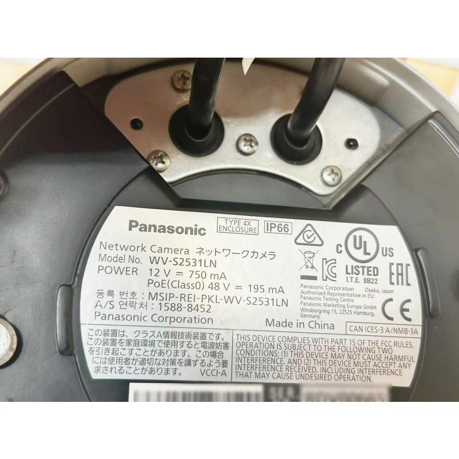 YM0550★中古 Panasonic WV-S2531LN i-PRO 屋外フルHDネットワークカメラ PoE対応 防犯・監視カメラ 動作確認済 | Panasonic | 02