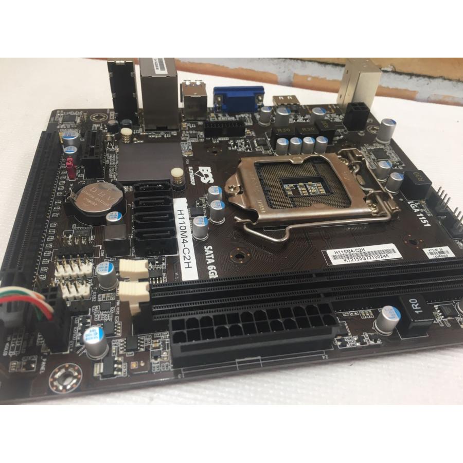 YS0096-1☆ECS H110M4-C2H マザーボード DDR4 MicroATX 第6/7世代