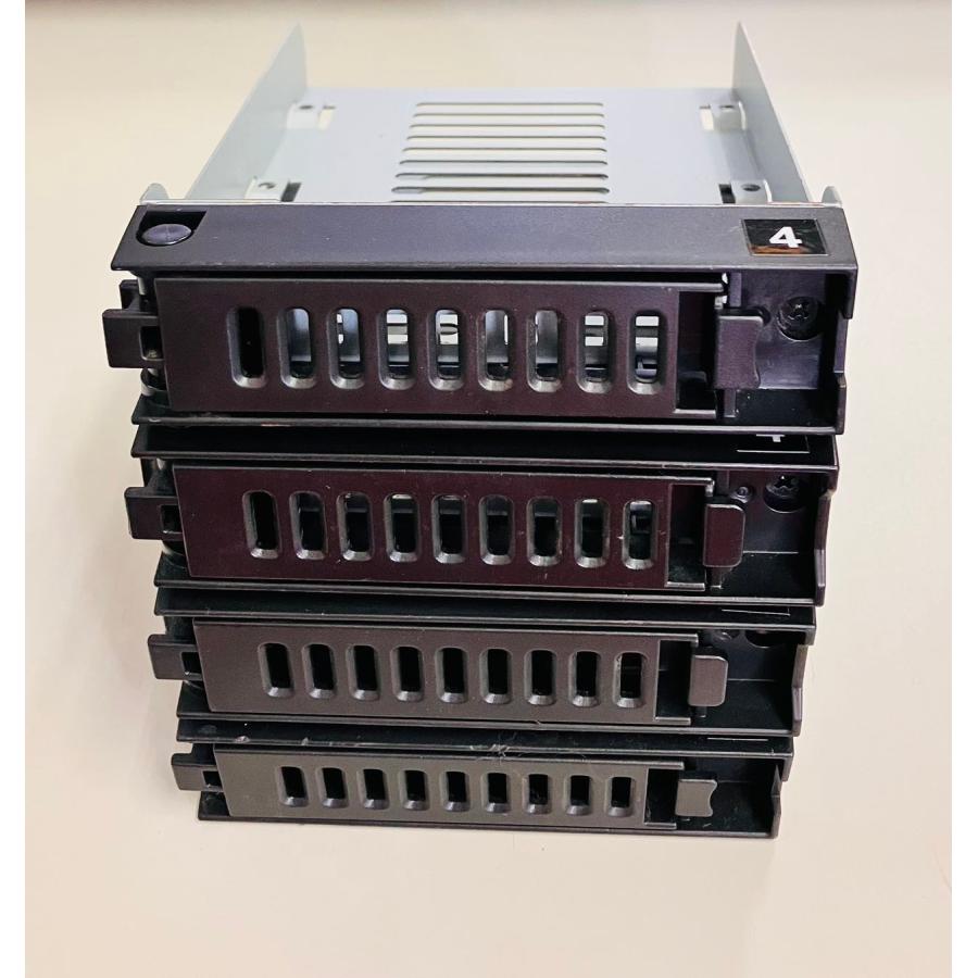 YS0194☆中古☆4点組 BUFFALO HD-QLSU2/R5などNAS用 3.5インチHDD