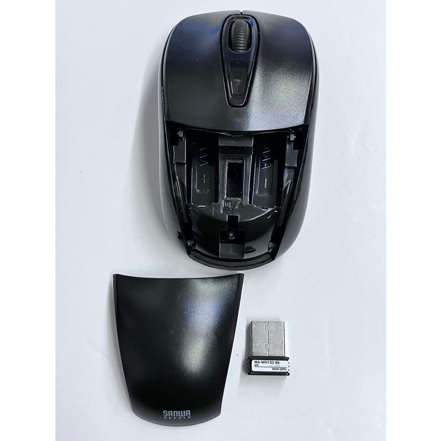 YS0234☆中古品☆サンワサプライ ワイヤレスマウス MA-WH123BK : 桜の