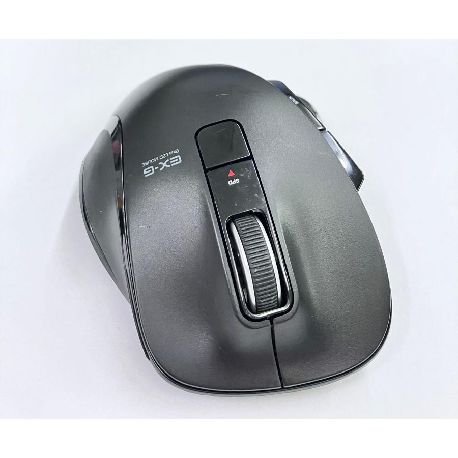 YS0308☆中古品☆ELECOMエレコム EX-G ワイヤレスマウスM-XG2DBBK Blue 