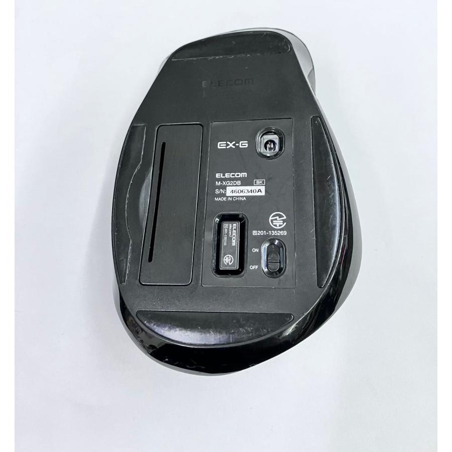 YS0308☆中古品☆ELECOMエレコム EX-G ワイヤレスマウスM-XG2DBBK Blue