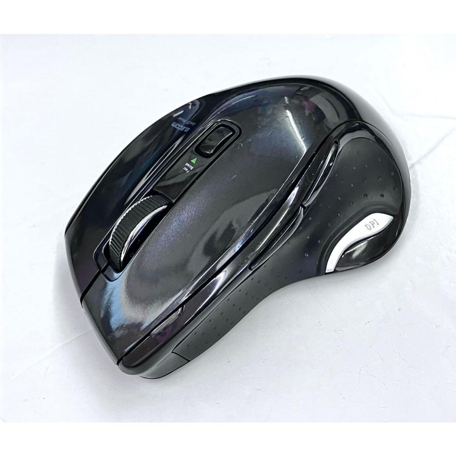 YS0320☆中古品☆ELECOMエレコム ワイヤレスマウスM-A-BL03DBBK Blue