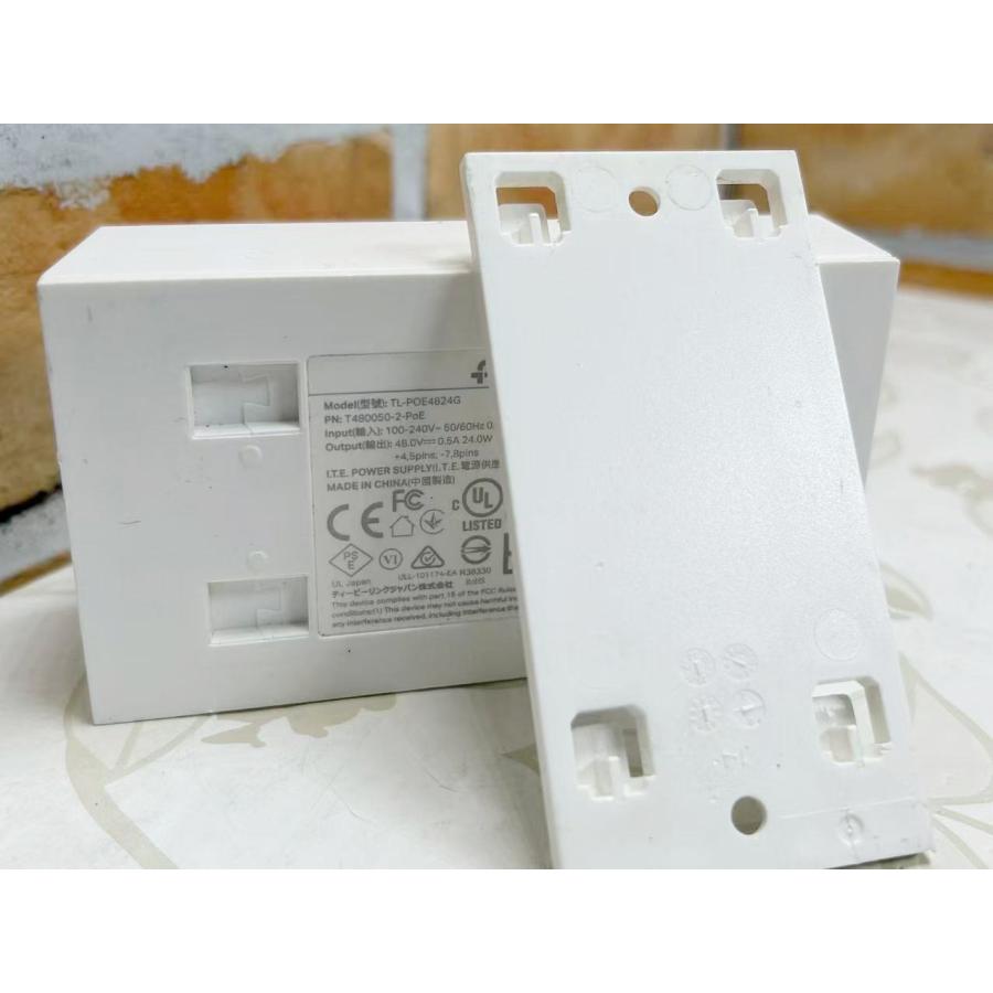 YS0484☆中古品 TP-Linkギガビット48VDCパッシブPoEアダプター（TL