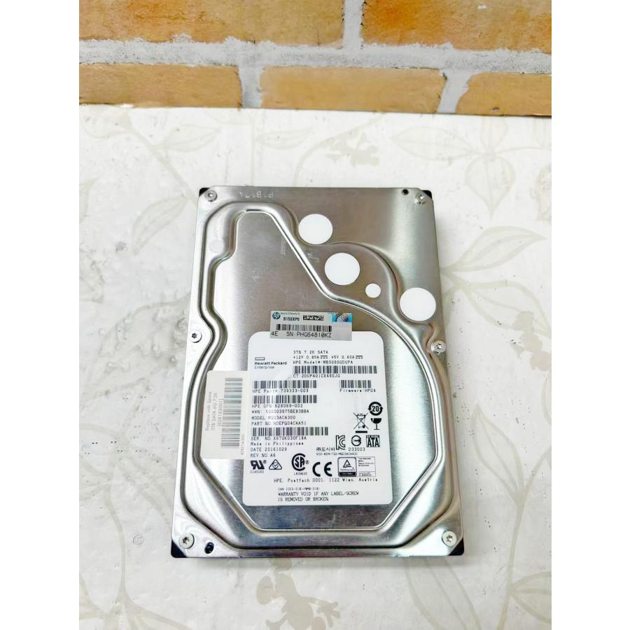 YS0514☆ 中古 検査済☆HPE MB3000GDUPA / Toshiba MG03ACA300 3TB 3.5