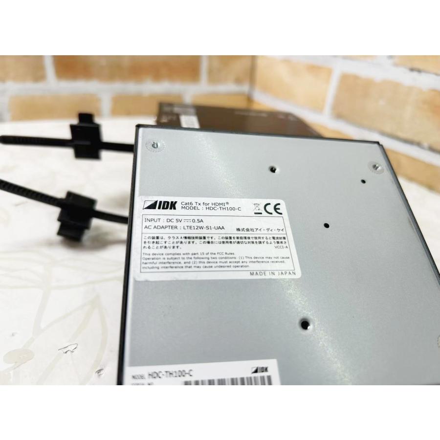 YS0525☆IDK HDC-TH100-C HDMI ツイストペアケーブル延長器 HDBaseT
