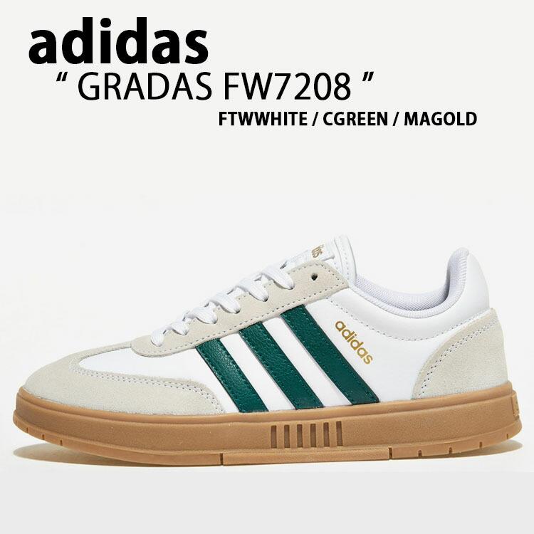 adidas（アディダス） スニーカー GRADAS FW7208 WHITE GREEN グラダス