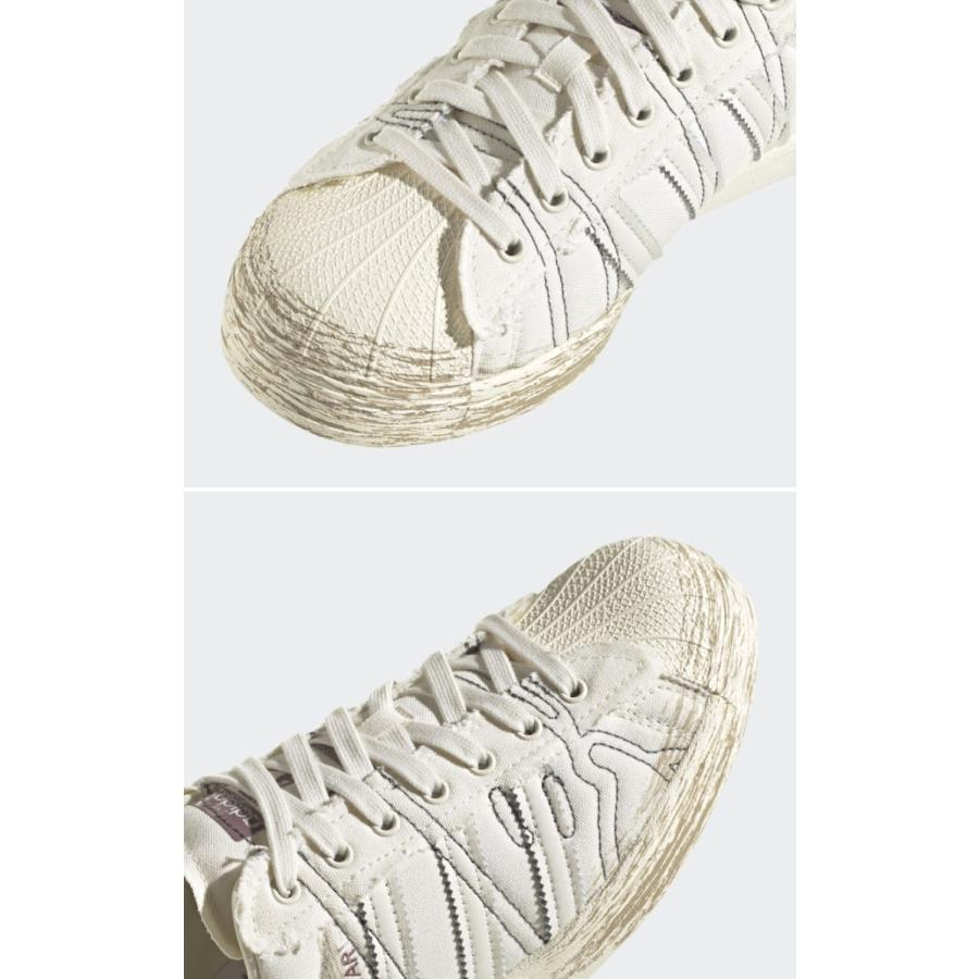 adidas Originals アディダス オリジナルス スニーカー SUPERSTAR スーパースター FZ6539 WHITE HEMP ホワイト ヘンプ メンズ レディース｜snkrs-aclo｜04