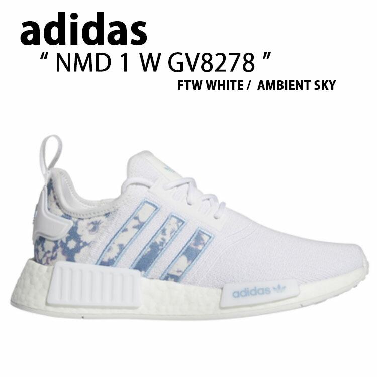adidas（アディダス） スニーカー レディース NMD 1 WHITE SKY GV8278