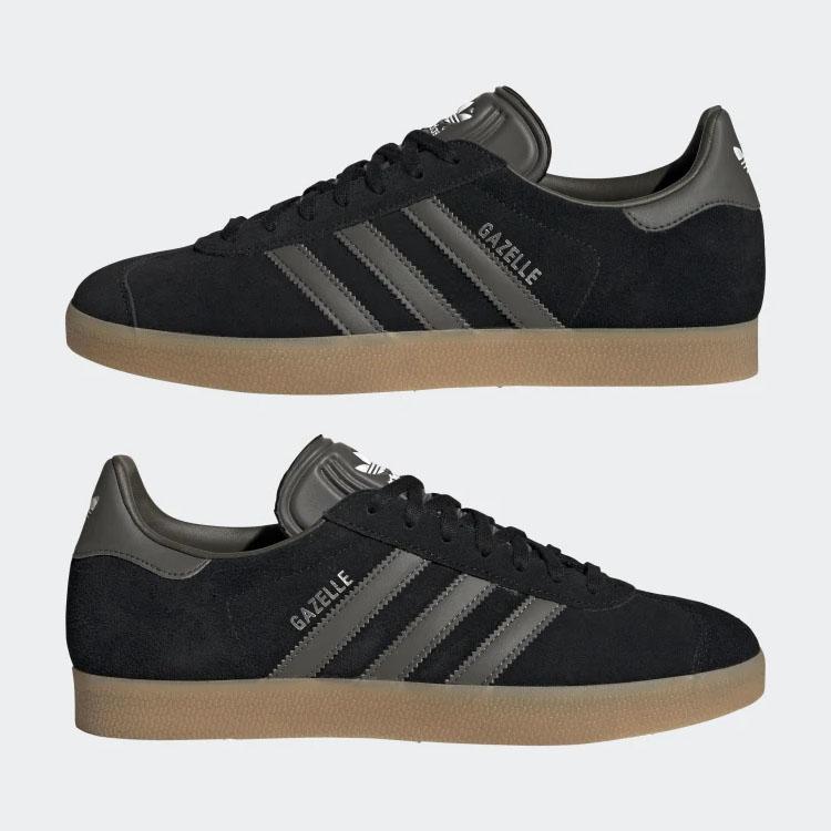 27cm adidas GAZELLE black grey 新品 ガゼル-