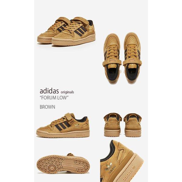 adidas（アディダス） スニーカー FORUM LOW フォーラム ブラウン 