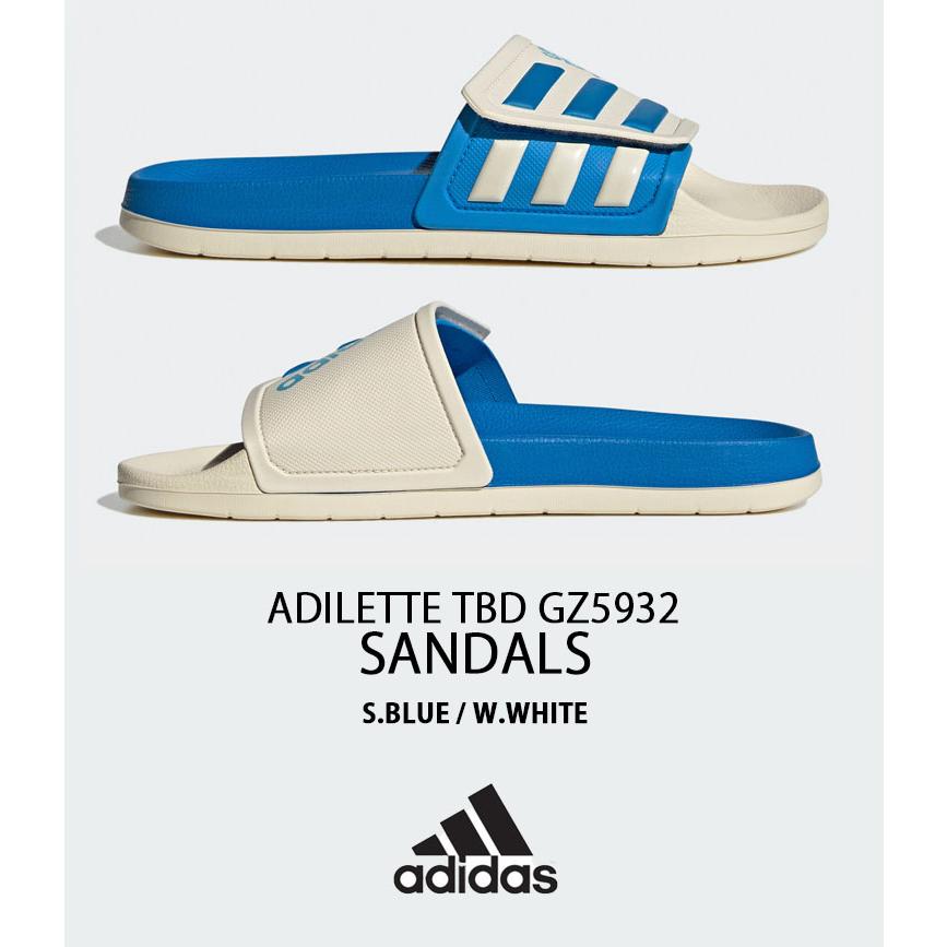 adidas アディダス サンダル ADILETTE TND アディレッタ GZ5932 WHITE BLUE ホワイト ブルー メンズ レディース ウィメンズ 男性用 女性用 ユニセックス｜snkrs-aclo｜02