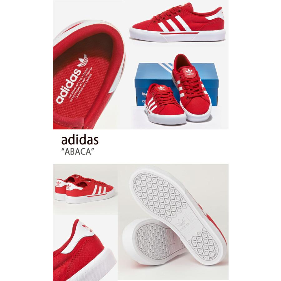 adidas（アディダス） スニーカー ABACA アバカ H04975 RED レッド 
