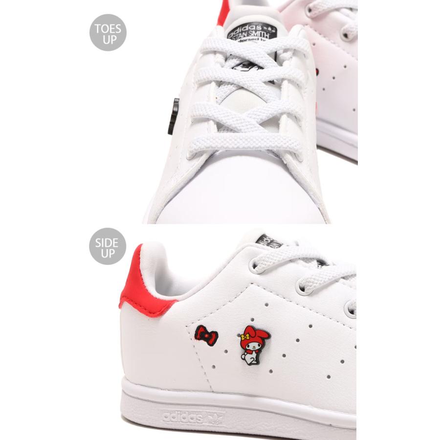 adidas originals アディダス キッズ スニーカー adidas STAN SMITH HQ1899 HELLO KITTY FRIENDS キティ マイメロディ スタンスミス サンリオ キッズサイズ｜snkrs-aclo｜05