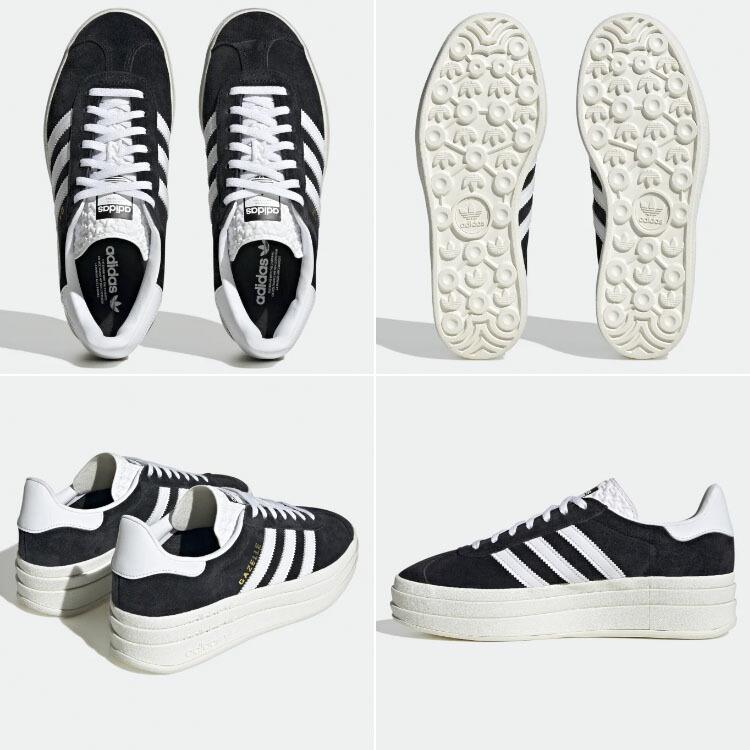 アディダス オリジナルス ガゼルボールド ブラック 24.5㎝ 厚底 adidas Originals アディダス オリジナルス レディース