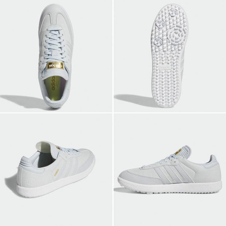 adidas アディダス スニーカー SAMBA GOLF HP7876 サンバ ゴルフ Blue WHITE ブルー ホワイト シューズ メンズ レディース 男性用 女性用 男女共用｜snkrs-aclo｜03