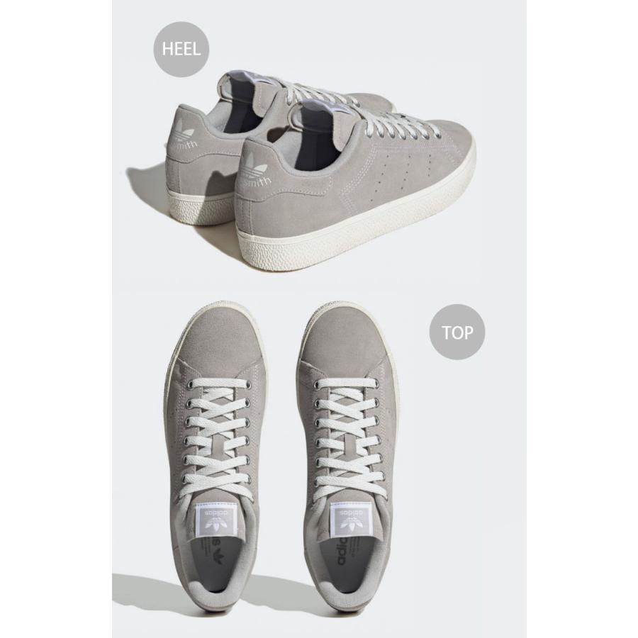 adidas Originals アディダス オリジナルス スニーカー STAN SMITH CS GRAY GUM ID2040 スタンスミス スウェードシューズ スウェードスニーカー グレー ガム｜snkrs-aclo｜04