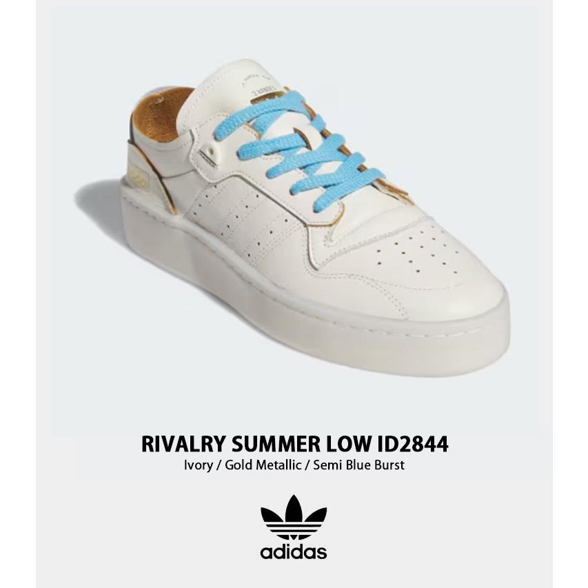 adidas originals アディダス スニーカー RIVALRY SUMMER LOW ID2844 IVORY  GOLD METALLIC SEMI BLUE BURST アイボリー ゴールドメタリック セミブルーバースト｜snkrs-aclo｜03