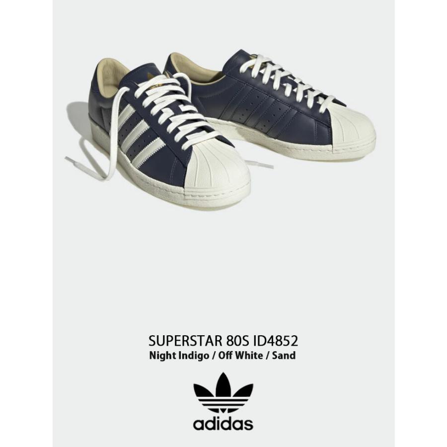 adidas Originals アディダス オリジナルス スニーカー SUPER STAR 80S TANY ID4852 スーパースター80S タニー Indigo Off White インディゴ オフ ホワイト｜snkrs-aclo｜02