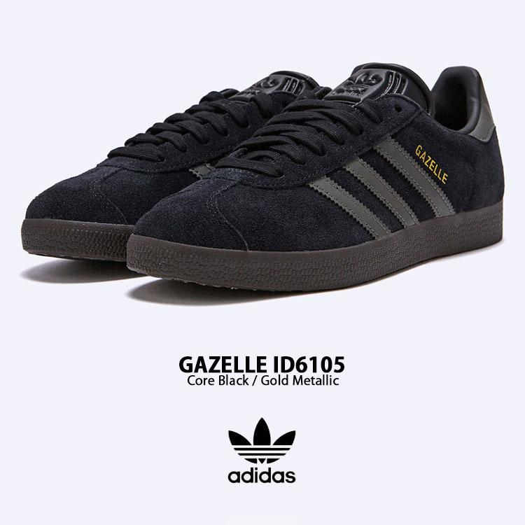 adidas originals アディダス スニーカー GAZELLE ID6105 BLACK GOLD