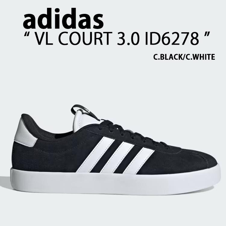 adidas アディダス スニーカー VL COURT 3.0 ID6278 VLコート3.0 CORE BLACK CLOUD WHITE シューズ adidas（アディダス） スニーカー VL COURT 3.0 ID6278 VLコート3.0