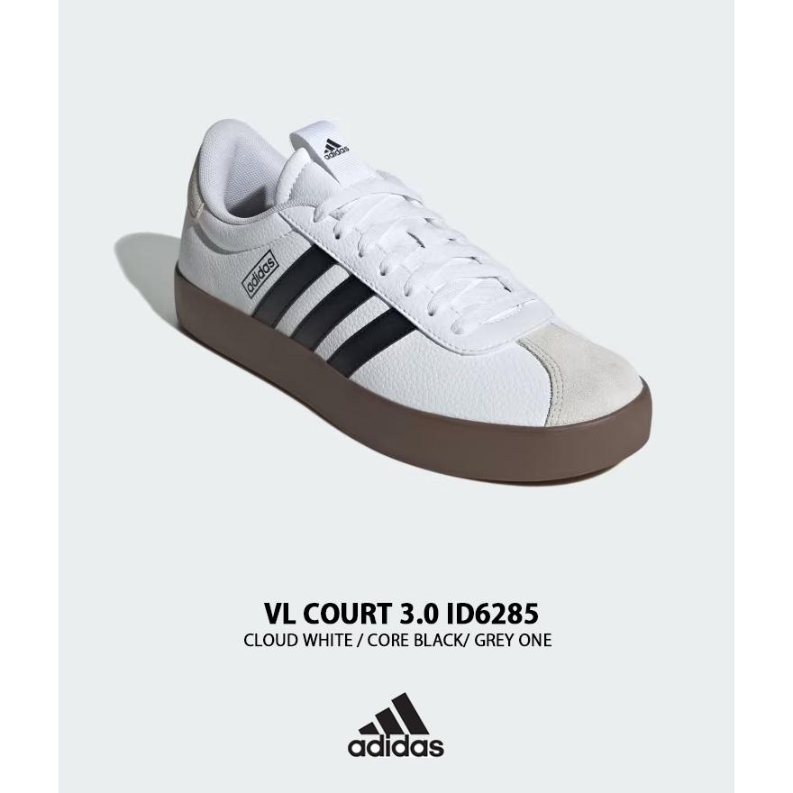 adidas（アディダス） スニーカー VL COURT 3.0 ID6285 VLコート3.0 CLOUD WHITE CORE BLACK ...