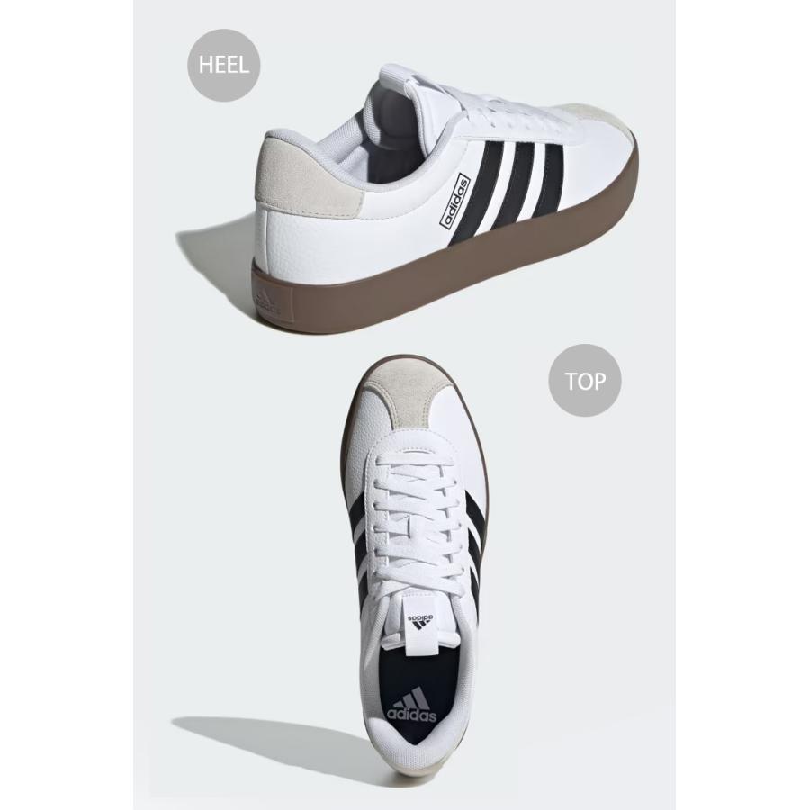 adidas（アディダス） スニーカー VL COURT 3.0 ID6285 VLコート3.0 CLOUD WHITE CORE BLACK ...
