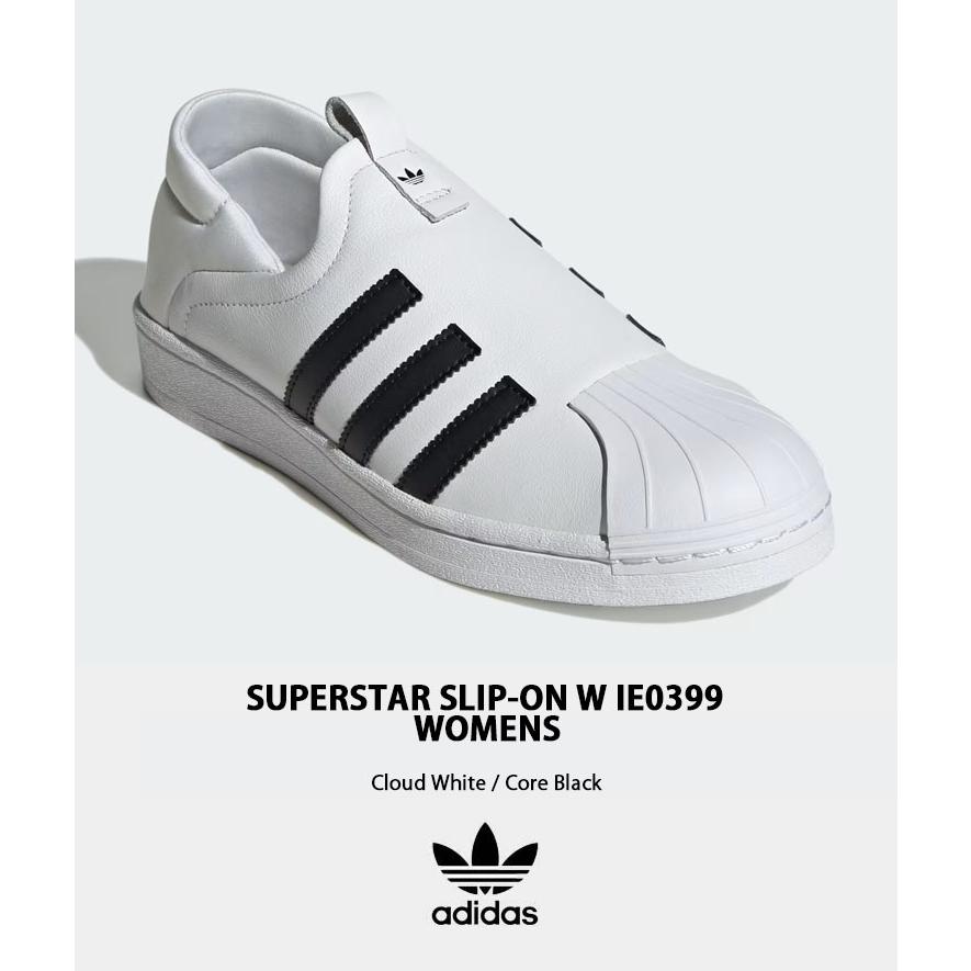 adidas originals アディダス スリッポン SUPERSTAR SLIP-ON W IE0399 SST WHITE スーパースタースリッポン スニーカー ホワイト ブラック｜snkrs-aclo｜03