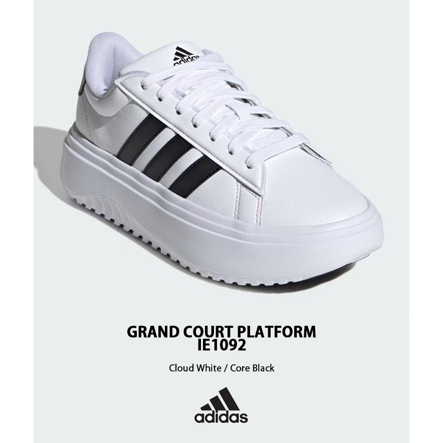 adidas 厚底ホワイト/ブラック スニーカー 楽天市場】アディダス（adidas）（レディース）スニーカー