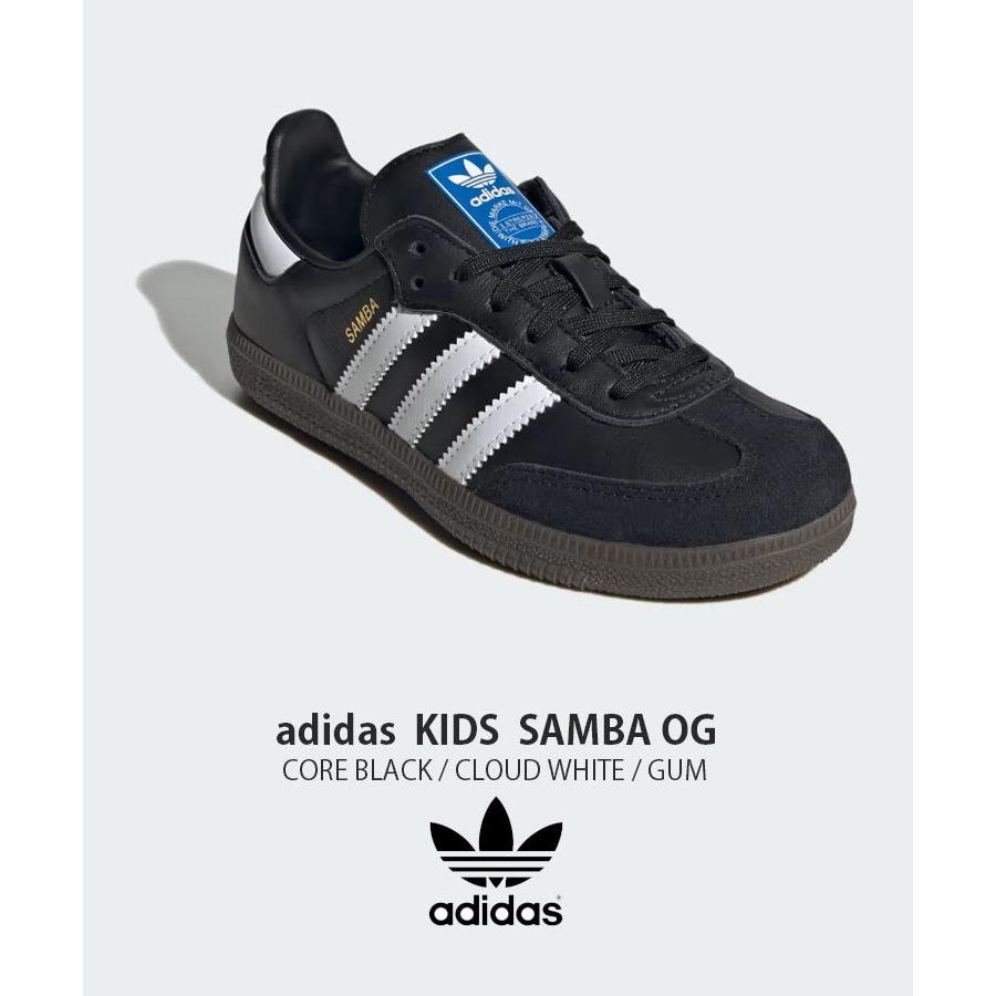 adidas アディダス キッズ スニーカー SAMBA OG CORE BLACK adidas アディダス キッズ スニーカー SAMBA OG CORE BLACK