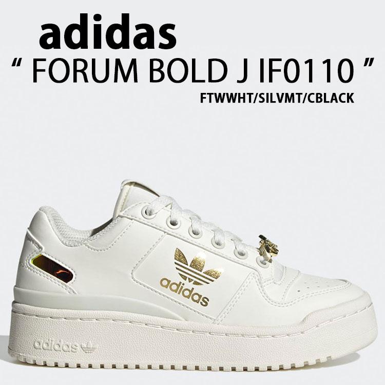 adidas（アディダス） スニーカー FORUM BOLD J IF0110 FTWWHT/SILVMT