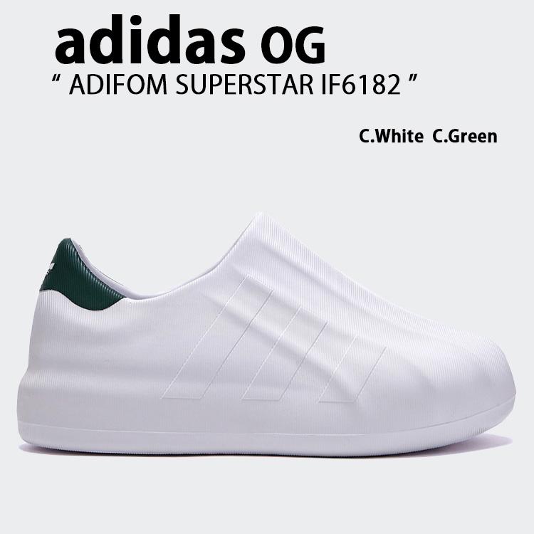 adidas originals アディダス スリッポン ADIFOM SUPERSTAR IF6182 CLOUD WHITE COLLEGIATE GREEN シューズ adidas（アディダス） adidas originals スリッポン ADIFOM SUPERSTAR
