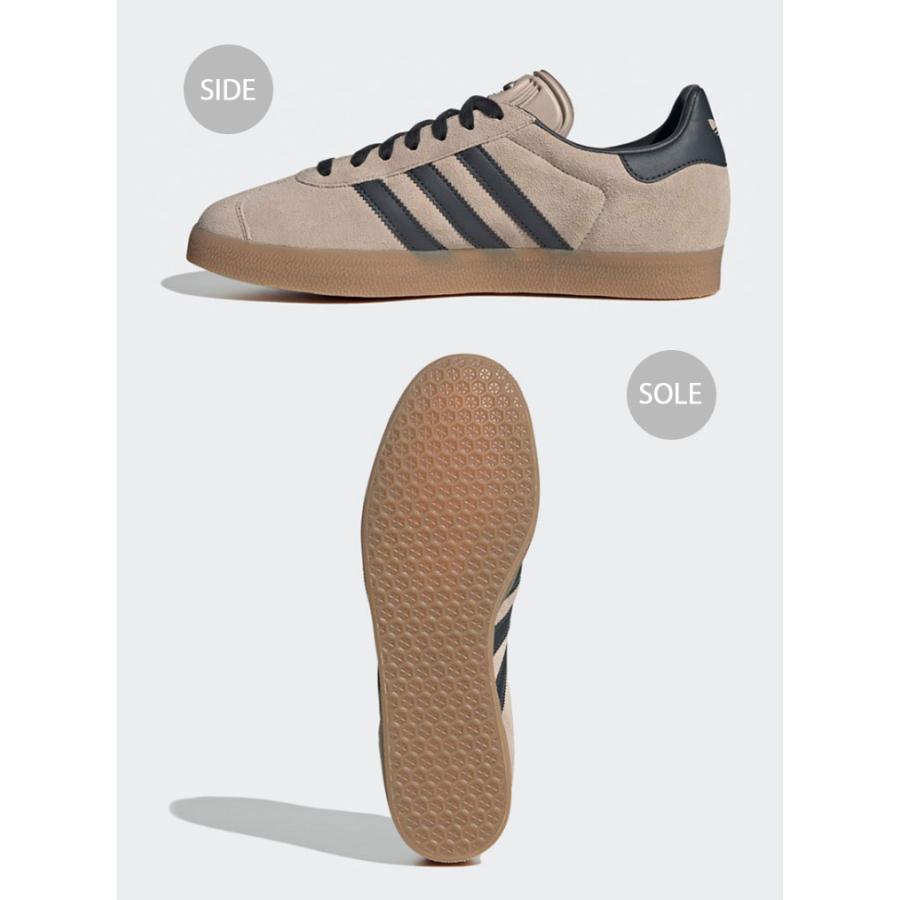 adidas originals アディダス スニーカー GAZELLE IG6199 ガゼル TAUPE INDIGO GUM シューズ トープ インディゴ ガムソール スエード メンズ レディース｜snkrs-aclo｜04