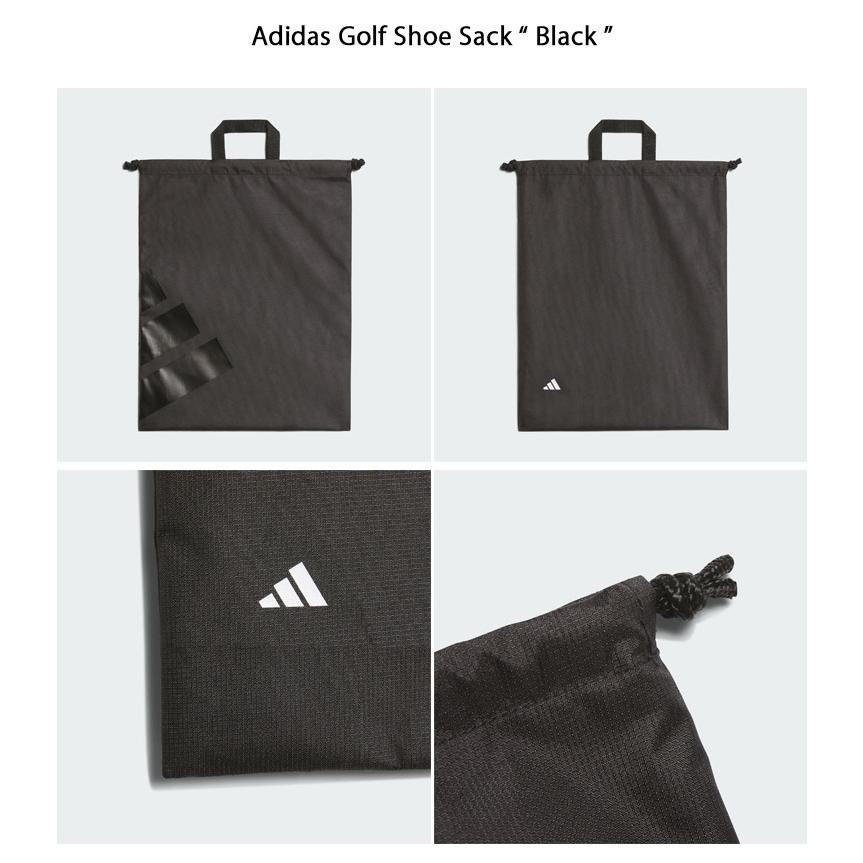 adidas（アディダス） ゴルフバッグ GOLF SHOE SACK BLACK WHITE IN2763 IN2764 ゴルフ シュー ...