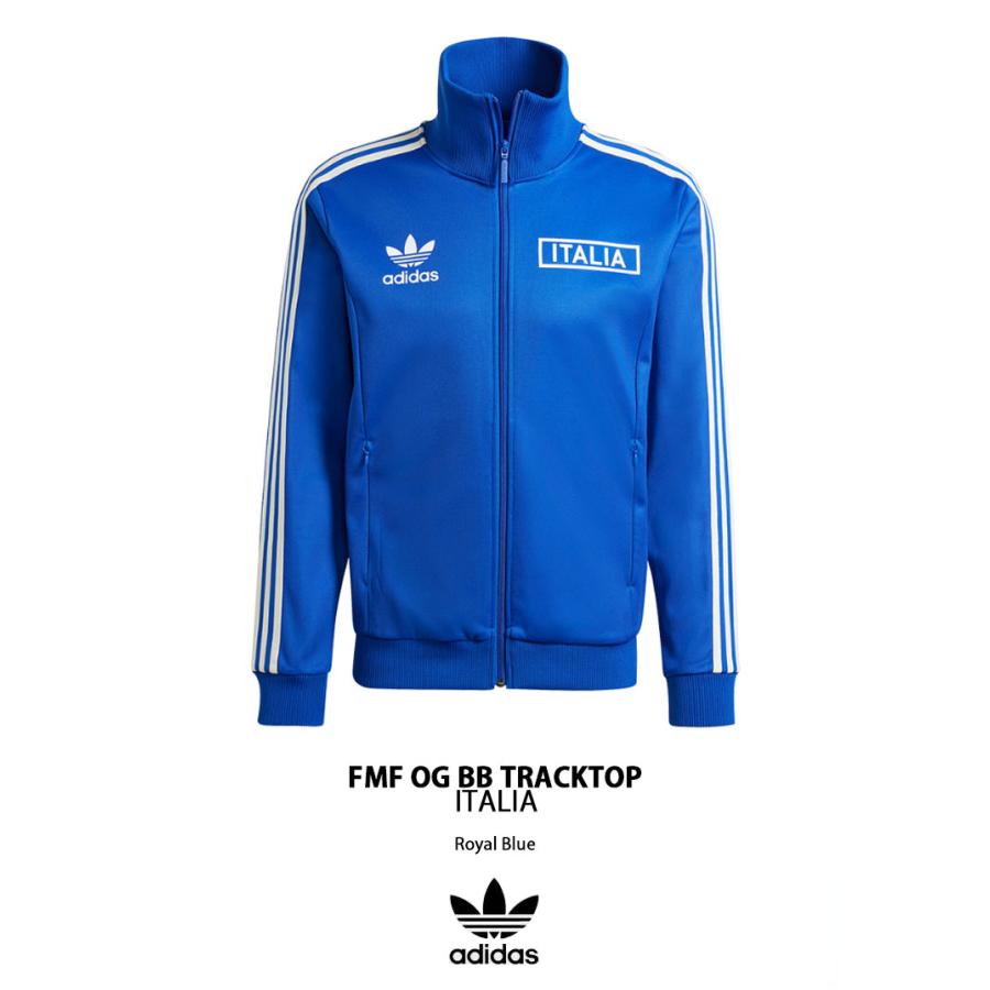 adidas Originals アディダス トラックトップ ジャージ FIGC OG BB TT TRACK TOP IU2122 ベッケンバウアー ITALY ROYAL BLUE イタリヤ ブルー BECKENBAUER｜snkrs-aclo｜03