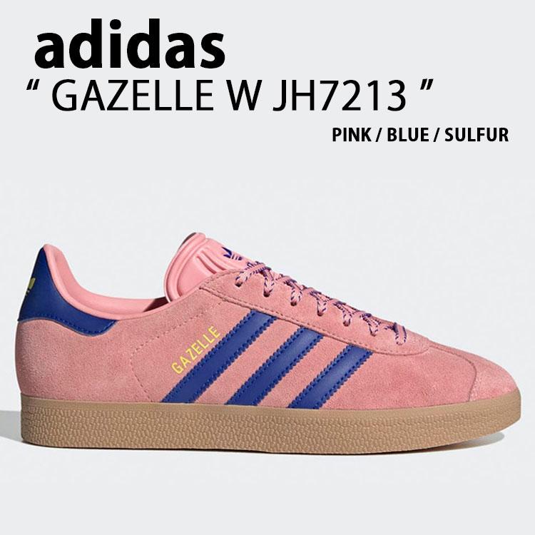 adidas originals アディダス レディース スニーカー GAZELLE W JH7213 PINK BLUE シューズ ガゼルW テラス系 Tトゥ ピンク ブルー ガム adidas（アディダス） adidas originals レディース スニーカー