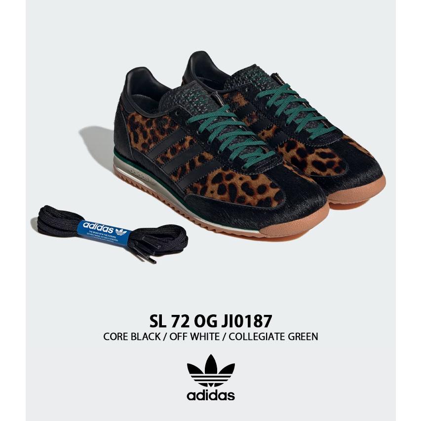 adidas レオパード柄 スニーカー JI0187 245 SL72 OG WMNS) adidas SL 72 'Core Black Leopard' JI0187