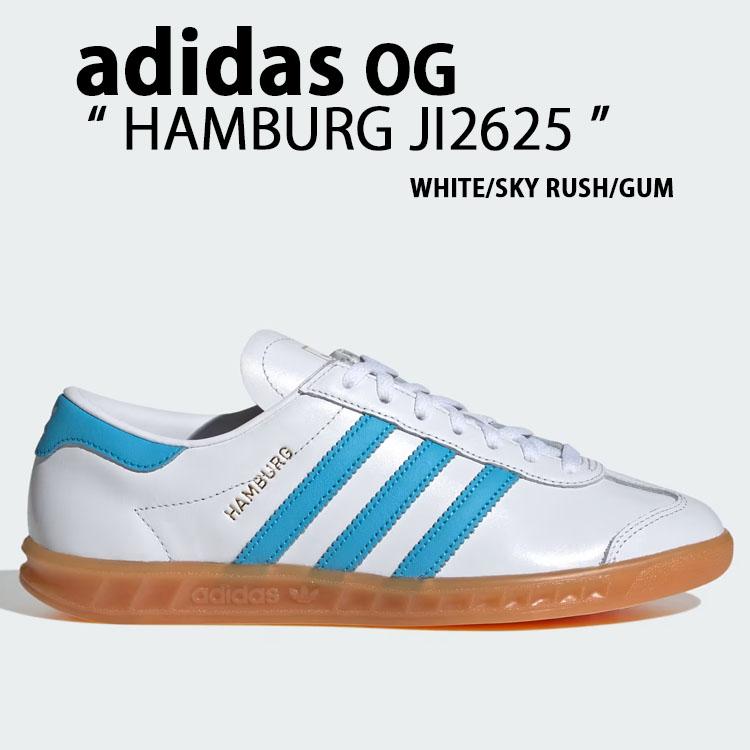 adidas originals アディダス スニーカー HAMBURG JI2625 シューズ ハンブルグ WHITE SKY GUM ガムソール ホワイト スカイ ガム レザー adidas（アディダス） adidas originals スニーカー HAMBURG JI2625
