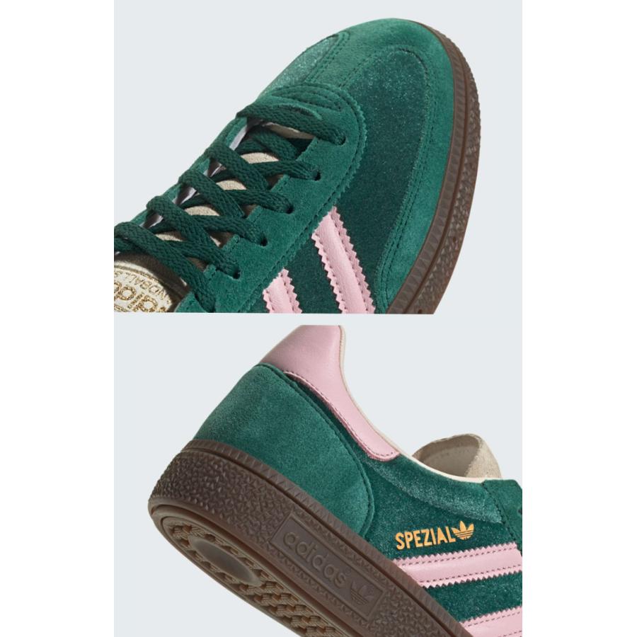 adidas ダークグリーン ピンク スニーカー　スペツィアル 23cm adidas originals アディダス スニーカー HANDBALL SPEZIAL