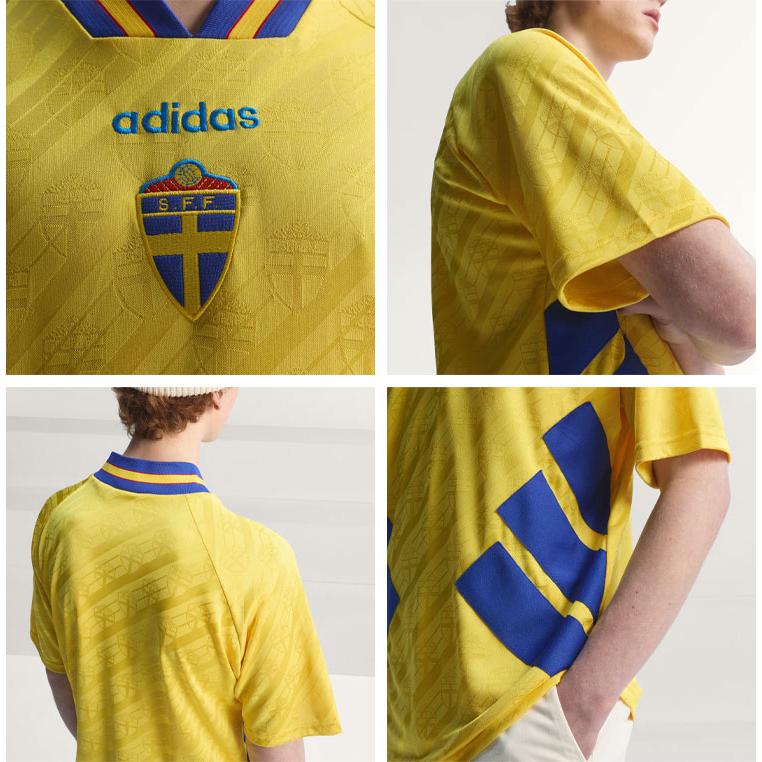 adidas（アディダス） 半袖 ジャージ Tシャツ SWEDEN 1994 HOME S/S