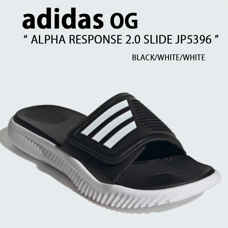 adidas アディダス サンダル ALPHARESPONSE 2.0 SLIDE BLACK WHITE JP5396 アルファーリスポンス 2.0 スライド ブラック ホワイト New Balance（ニューバランス） adidas アディダス サンダル