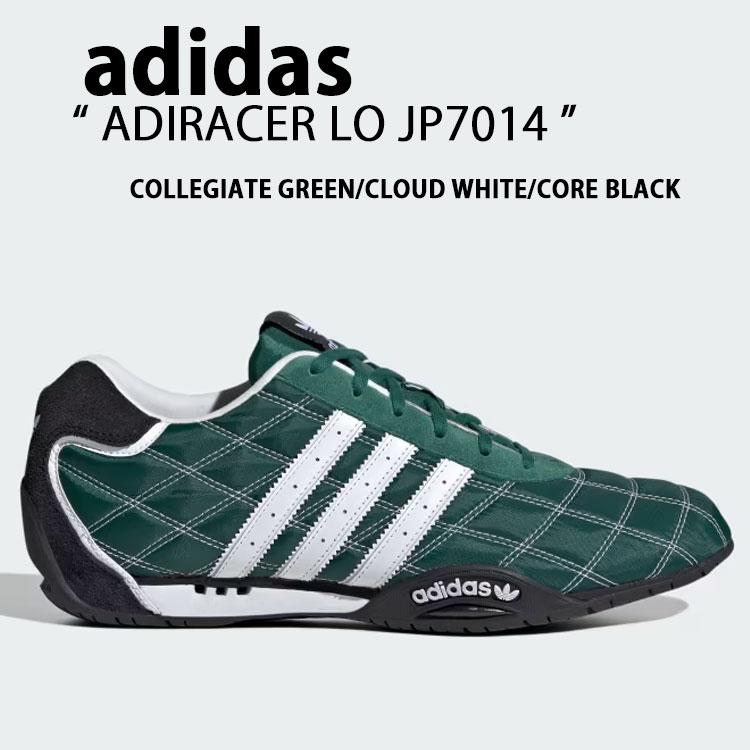 adidas アディダス スニーカー ADIRACER LO JP7014 GREEN WHITE