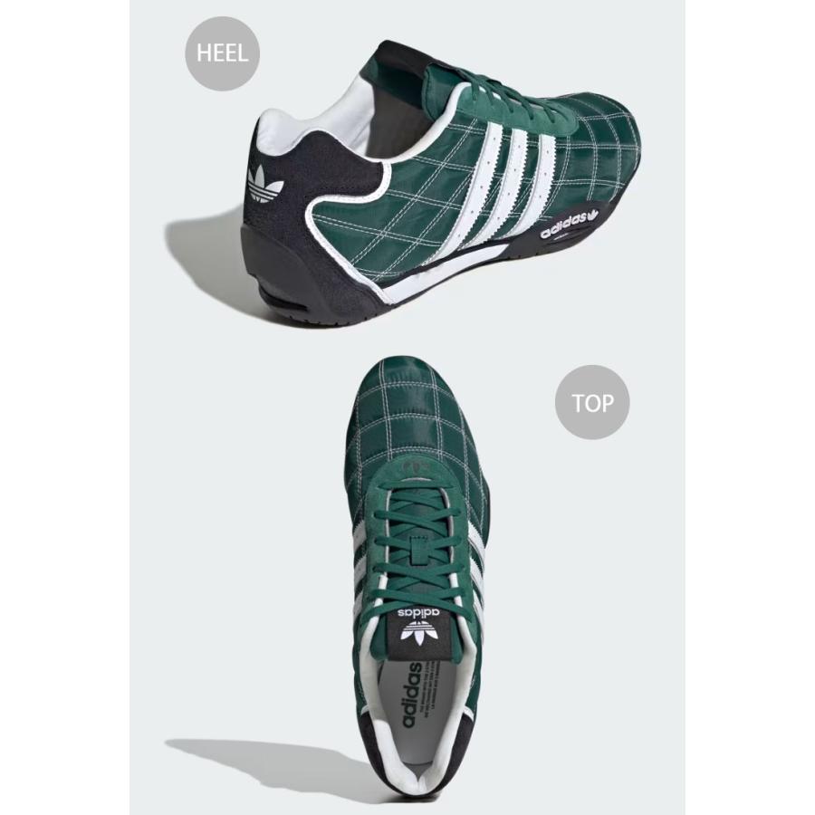 adidas アディダス スニーカー ADIRACER LO JP7014 GREEN WHITE